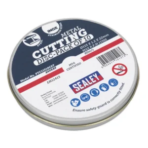 115 x 1.2mm Cutting Discs, Packs of 10 – Display Box 10