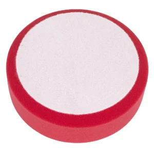Hook-and-Loop Buffing & Polishing Foam Head 150 x 50mm – Red/Ultra-Soft