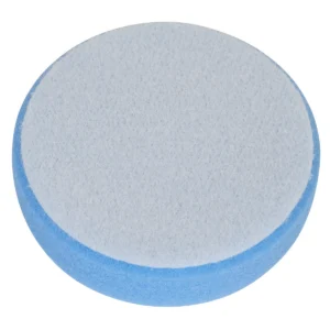 Hook-and-Loop Buffing & Polishing Foam Head 80 x 25mm – Blue/Medium