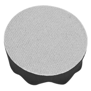 Hook-and-Loop Buffing & Polishing Foam Head 80 x 25mm – Black/Soft