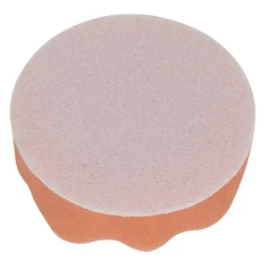 Hook-and-Loop Buffing & Polishing Foam Head 80 x 25mm – Orange/Firm