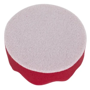 Hook-and-Loop Buffing & Polishing Foam Head 80 x 25mm – Red/Ultra-Soft