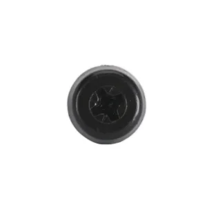 Numberplate Screw with Plastic Enclosed Head 4.8 x 18mm, Black – Pack of 50