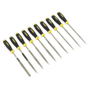 Siegen Diamond Needle File Set 100mm 10pc