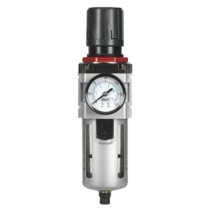 High Flow Air Filter/Regulator with Gauge