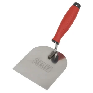 Stainless Steel Margin Trowel with Rubber Handle 120mm