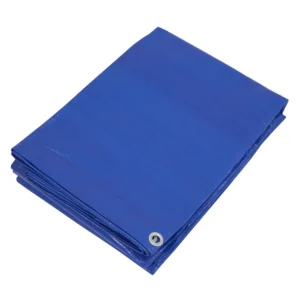 Lightweight PE Tarpaulin 3.66 x 4.88m – Blue