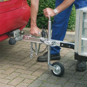 Jockey Wheel & Clamp 48mm – 260mm Pneumatic Wheel