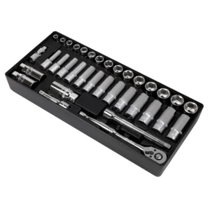 Premier Socket Set with Tool Tray 3/8″Sq Drive 35pc