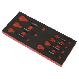 Premier Insulated Open-End Spanner Set with Tool Tray 7pc – VDE Approved