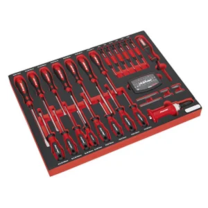 Superline PRO® Tool Chest Combination 14 Drawer with 446pc Tool Kit – Red