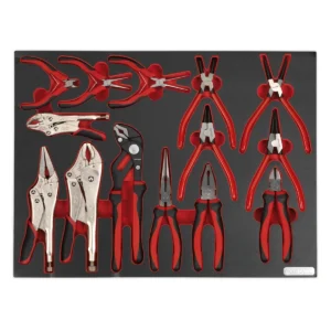 Premier Platinum Pliers Set with Tool Tray 14pc