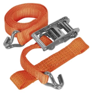 Alloy Wheel Car Transporter Ratchet Strap 50mm x 3m 5000kg Breaking Strength