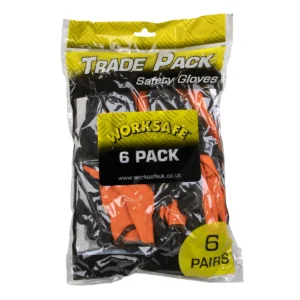 Worksafe® Foam Latex Grippa Gloves, X-Large – Pack of 6 Pairs