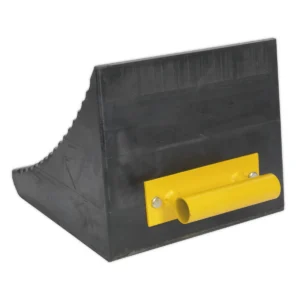 Heavy-Duty Rubber Wheel Chock – Single