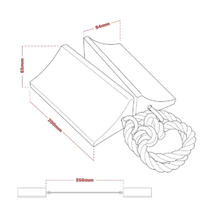 Heavy-Duty Rubber Wheel Chocks – Pair