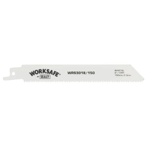 Worksafe® Reciprocating Saw Blade 150mm 10tpi – Pack of 5
