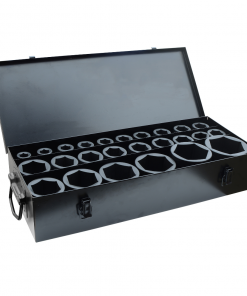 25pc 1" deep impact socket set