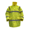 Hi-Vis Yellow Motorway-Jacket with Quilted Lining - Large