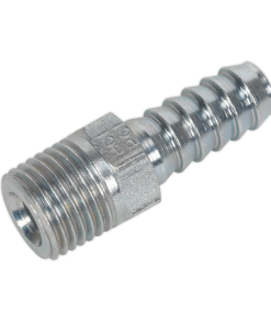 Screwed Tailpiece Male 1/4"BSPT-5/16" Hose Pack of 5