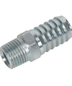 Screwed Tailpiece Male 1/4"BSPT-1/2" Hose Pack of 5