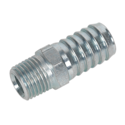 Screwed Tailpiece Male 1/4″BSPT-1/2″ Hose Pack of 5