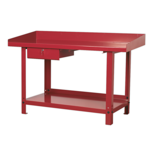 Workbench Steel 1.5m with 1 Drawer