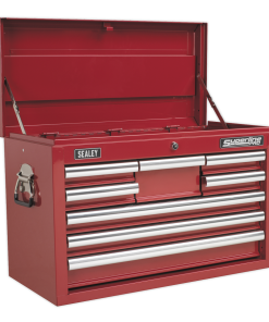 Topchest 8 Drawer with Ball-Bearing Slides - Red