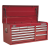 Topchest 14 Drawer with Ball-Bearing Slides Heavy-Duty - Red