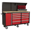 Mobile Workstation 10 Drawer with Backboard