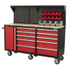 Mobile Workstation 10 Drawer with Backboard