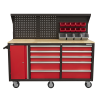 Mobile Workstation 10 Drawer with Backboard