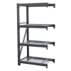 Heavy-Duty Racking Extension Pack with 4 Mesh Shelves 640kg Capacity Per Level