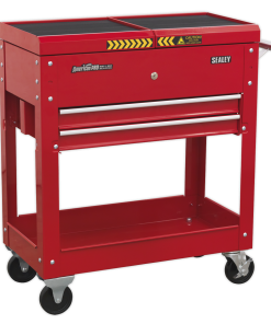 Mobile Tool & Parts Trolley - Red