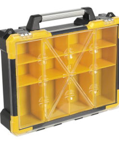 Parts Storage Case with 12 Removable Compartments