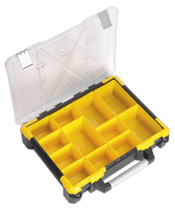 Parts Storage Case with 12 Removable Compartments