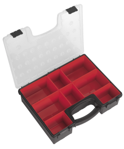 Parts Storage Case with 8 Removable Compartments