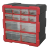 Cabinet Box 12 Drawer – Red/Black