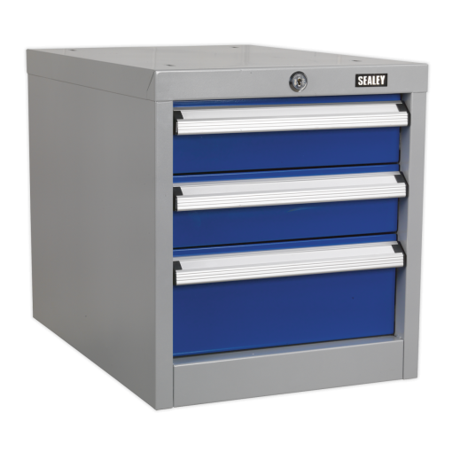 Industrial Triple Drawer Unit for API Series Workbenches