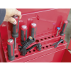 Side Cabinet for Long Handle Tools – Red