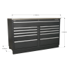 Modular Floor Cabinet 11 Drawer 1550mm Heavy-Duty