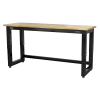 Steel Adjustable Workbench with Wooden Worktop 1830mm - Heavy-Duty