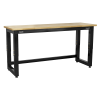 Steel Adjustable Workbench with Wooden Worktop 1830mm – Heavy-Duty