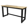 Steel Adjustable Workbench with Wooden Worktop 1830mm – Heavy-Duty