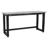 Steel Adjustable Workbench with Stainless Steel Worktop 1830mm – Heavy-Duty