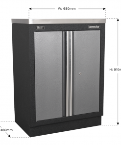 Modular 2 Door Floor Cabinet 680mm