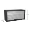 Modular Wall Cabinet Tambour Front 680mm