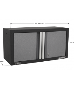 Modular Wall Cabinet 2 Door 680mm