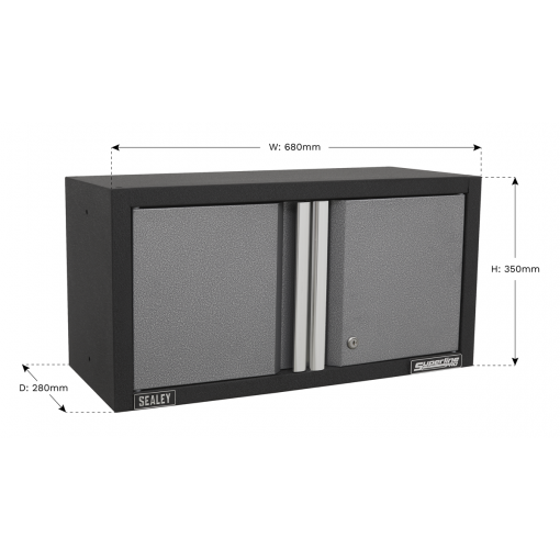 Modular Wall Cabinet 2 Door 680mm