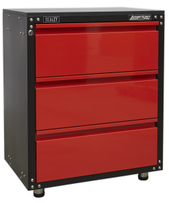 Modular 3 Drawer Cabinet with Worktop 665mm